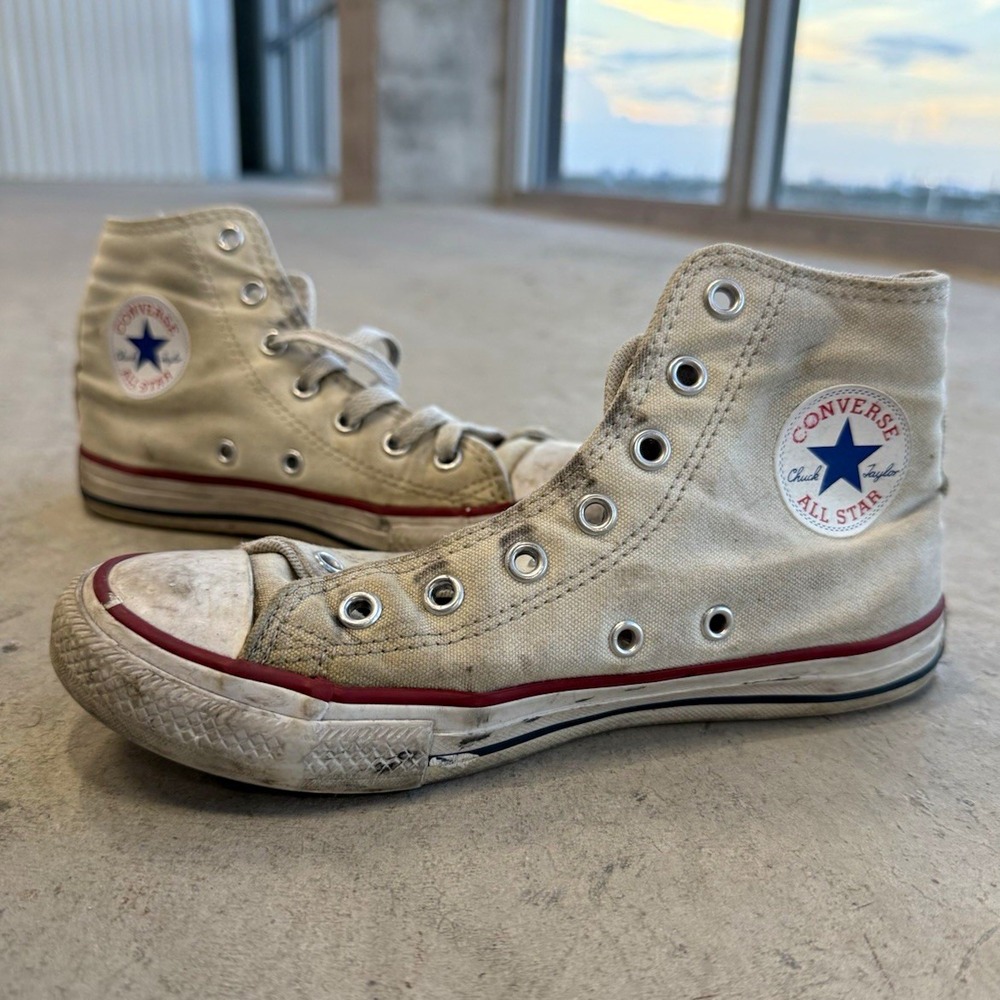 Converse Chuck Taylor All Star Men's High Top Canvas Lace-Up Sneakers White